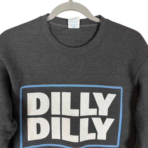 Bud Light Port & Company Ring Spun Dilly Dilly Sweatshirt Men's Medium Gray - Picture 3 of 11